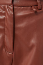 Faux Leather Cullotte